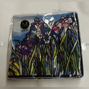 New 20 Paper Napkins Tiffany Museum MOMA 6 1/2” x 6 1/2” made in Germany